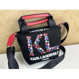 KARL LAGERFELD LH9EG9AR KRISTEN CANVAS BAG [NEW]